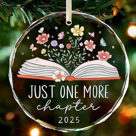 Book Lovers Ornament 2025 for Christmas Tree
