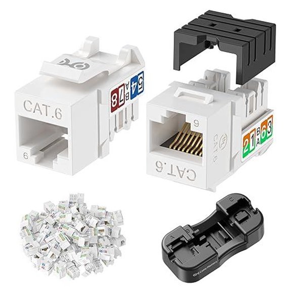 Cable Matters 25-Pack Cat6 Keystone Jacks
