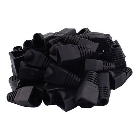 Ethernet RJ45 Cable Strain Relief Boots 100 Pack