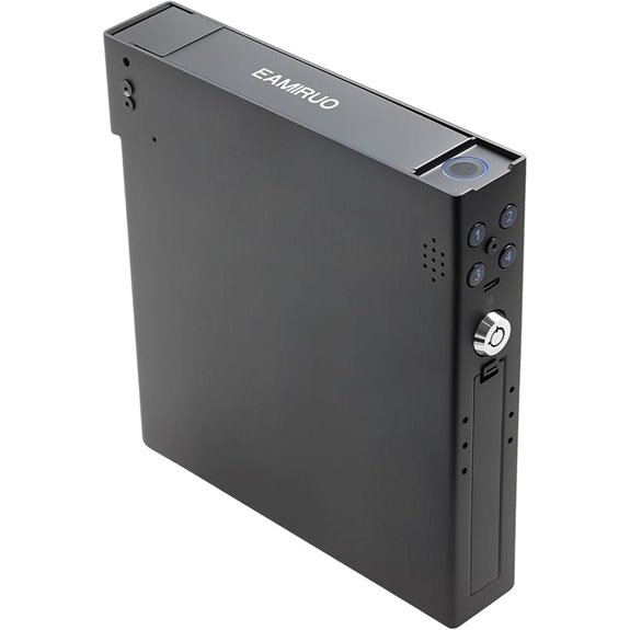 Car Gun Safe with Fingerprint & Keypad Access