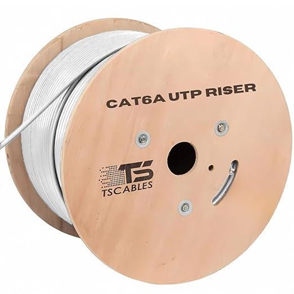 TSCables Cat6A Riser Ethernet Cable 1000ft
