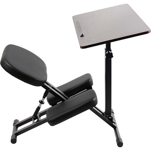 VIVO Kids' Kneeling Chair with Adjustable Desk