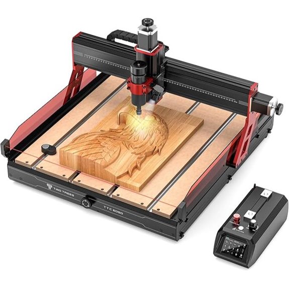 TTC6050 CNC Router with Laser Cutting and Touch Screen