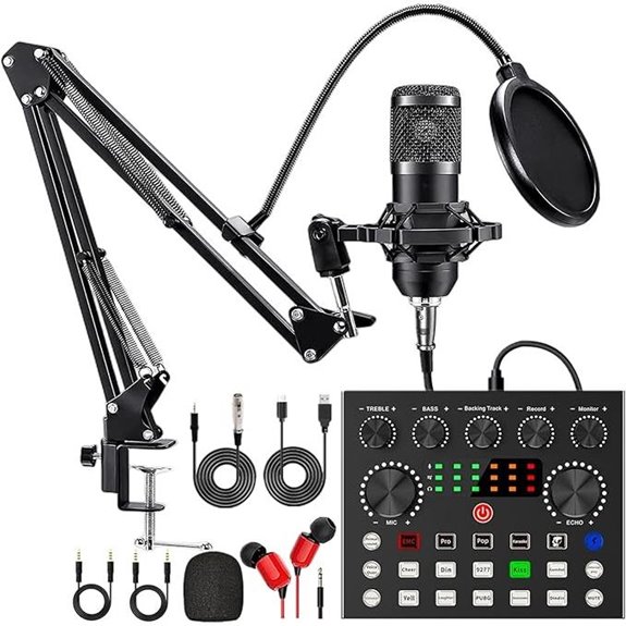 CofeLife Podcast Microphone & Voice Changer Bundle