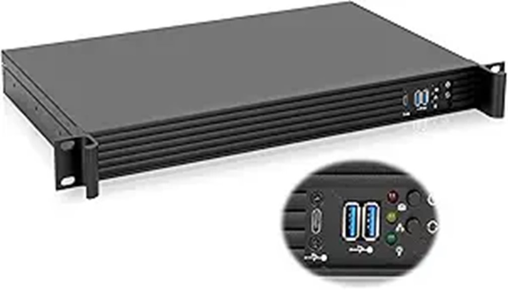 Rackchoice 1U Mini-ITX Server/Desktop Chassis