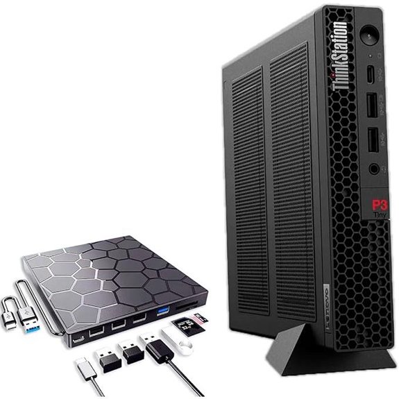 Lenovo ThinkCentre P3 Tiny AI Desktop with SSD