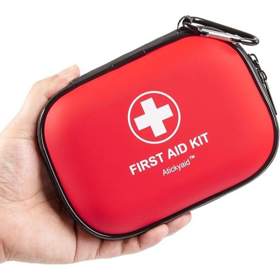 Mini First Aid Kit with 120 Emergency Supplies