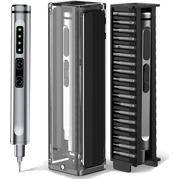 Mini Electric Screwdriver Set with 36 Bits