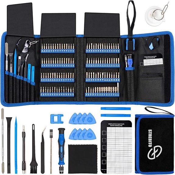 STREBITO 142-Piece Precision Screwdriver Set