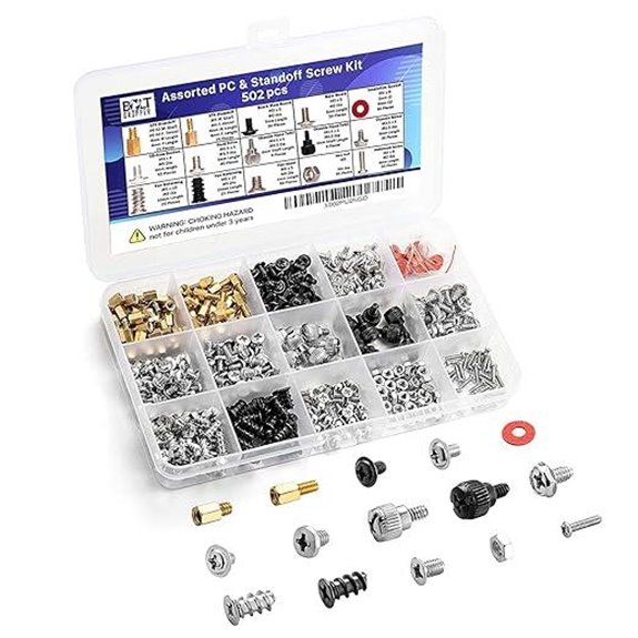 Bolt Dropper 502pcs Computer Screw Assortment Kit