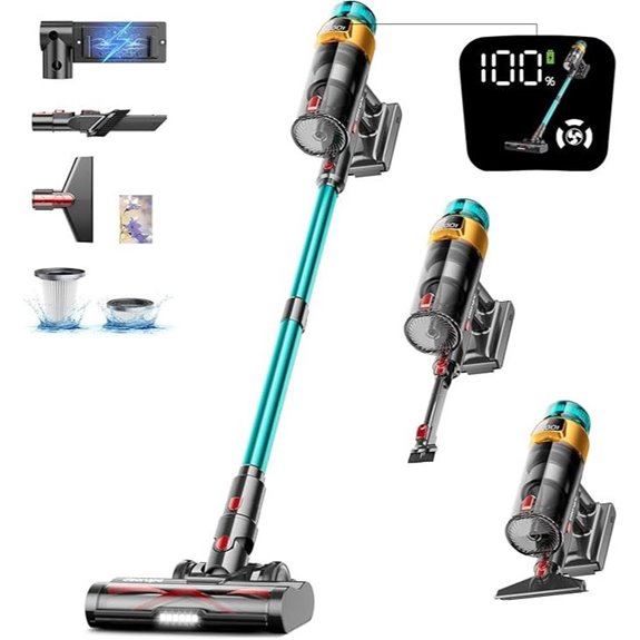 Cordless 600W Vacuum Cleaner with Dock Pet & Carpet