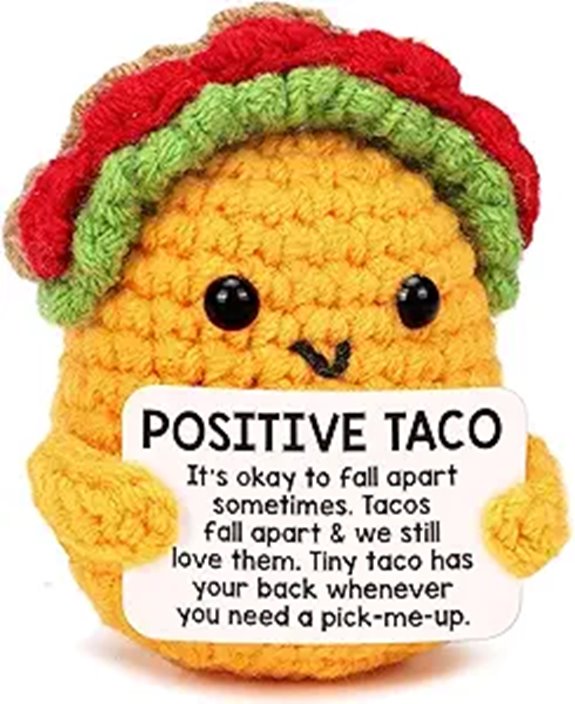 Crochet Taco Gifts for Women Men Holiday Decor