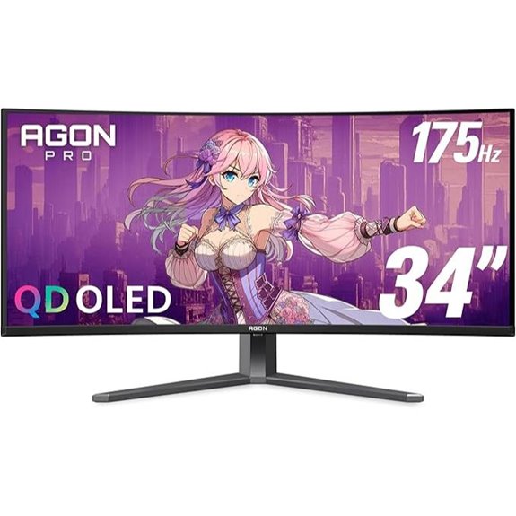 AOC Agon PRO 34 Curved QD OLED Gaming Monitor