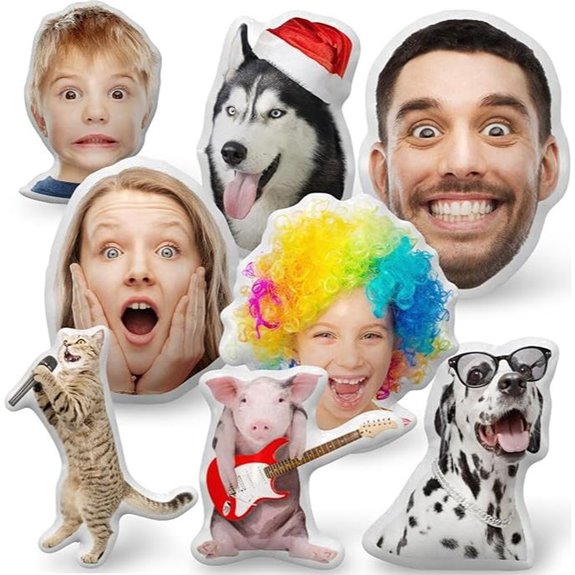 Personalized Pet Face Pillow with Photo Insert