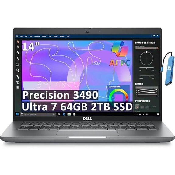 Dell Precision 3490 Mobile Workstation Laptop (2025)