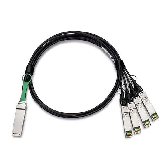 Dell QSFP28 to 4xSFP+ Breakout Twinax Cable (1m)