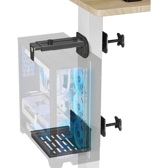 JOY Worker Under Desk PC Mount for Standing Desk