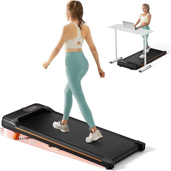 Walking Pad Under Desk Treadmill with Remote Control