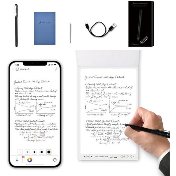 Smart Pen+Mini Notebook for Digital Note-taking