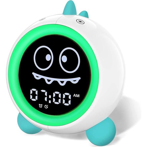 Kids Dinosaur Alarm Clock with Night Light & Sound