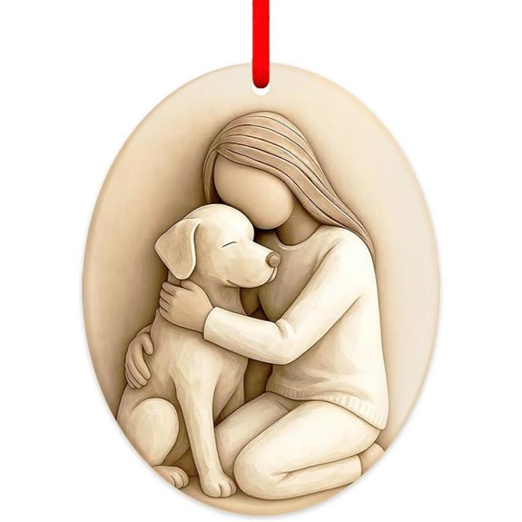 Dog Christmas Ornament for Pet Lovers and Holiday Decor