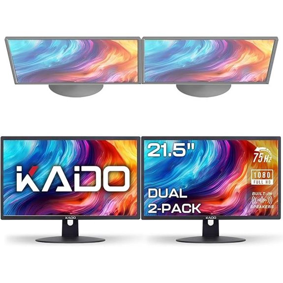 Kado Dual 22 Monitor Pack with HDMI & VESA