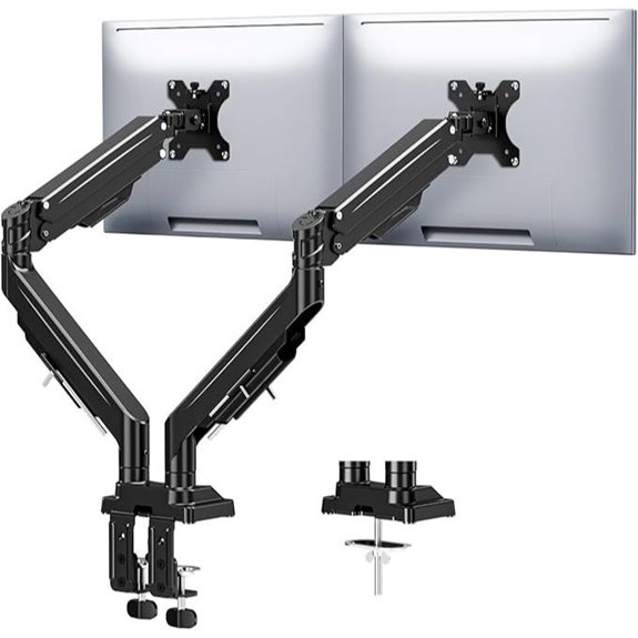 dual 43 inch monitor mount
