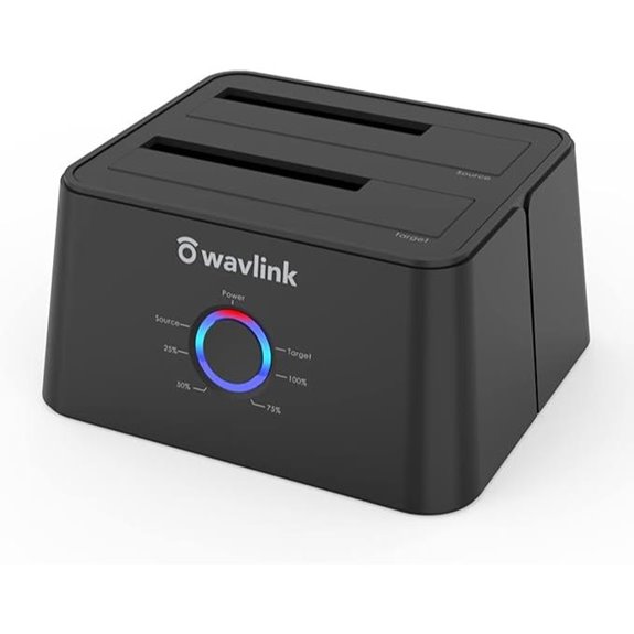 WAVLINK Dual-Bay USB 3.0 & USB-C HDD Docking Station