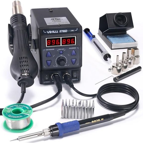 YIHUA 8786D I 2-in-1 Hot Air Rework & Soldering Station