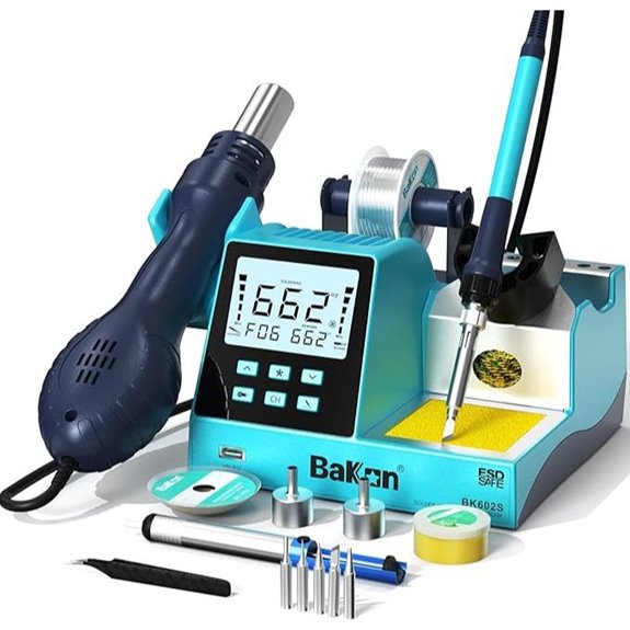BK602S 2-in-1 Soldering & Hot Air Rework Station