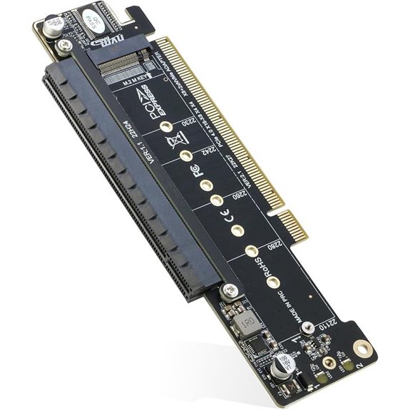 RIITOP Dual NVMe PCIe Adapter for SSDs