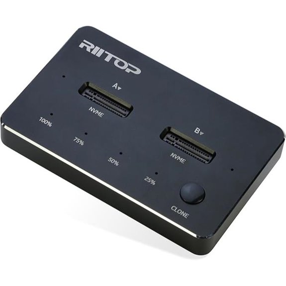 RIITOP Dual NVMe M.2 SSD Duplicator Dock
