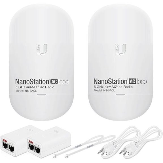 Ubiquiti LOCO5AC Wireless Bridge Bundle (2 Pack)