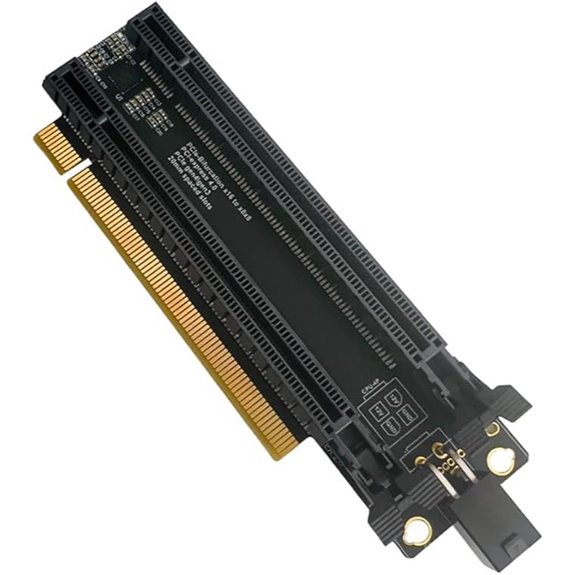 JMT PCIe 4.0 x16 1-to-2 Split Card