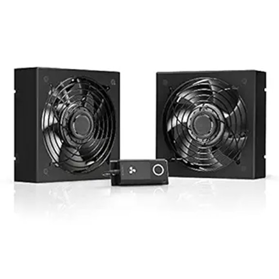 AC Infinity Rack Roof Fan Kit with Dual-Speed Fans