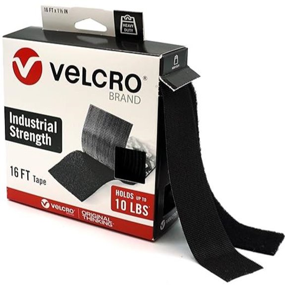 Heavy Duty Velcro Tape 16 Feet Black