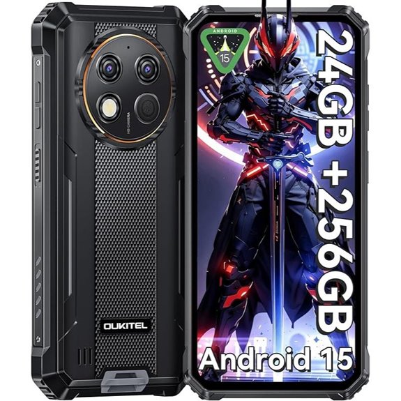 OUKITEL G1 Rugged Smartphone 24+256GB Waterproof