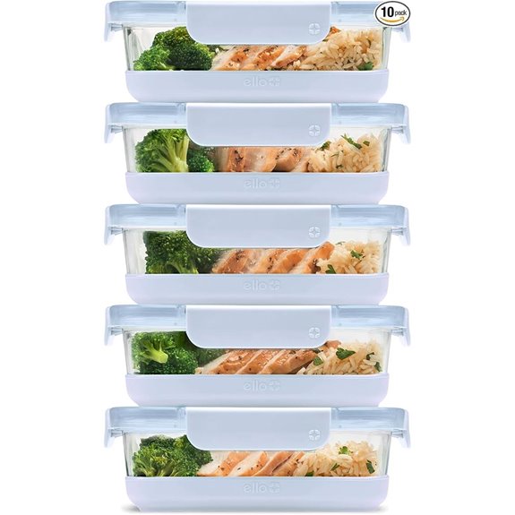 Ello Duraglass 10-Piece Food Storage Set