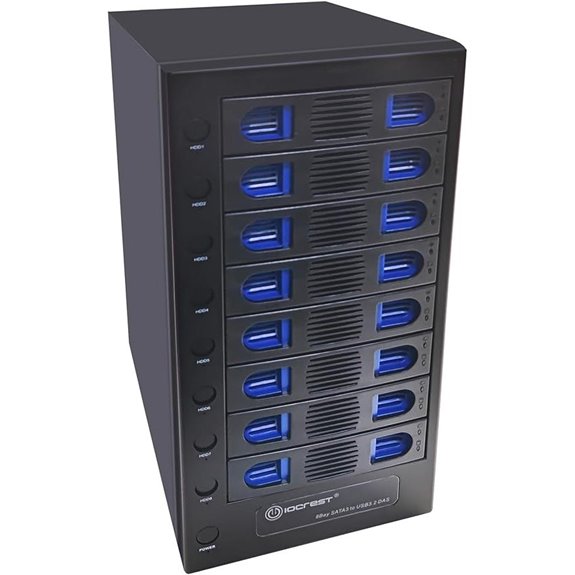 8 Bay Tool Less SATA Hard Drive Enclosure