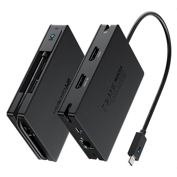 Cable Matters 8-in-1 USB4 Dual HDMI Hub