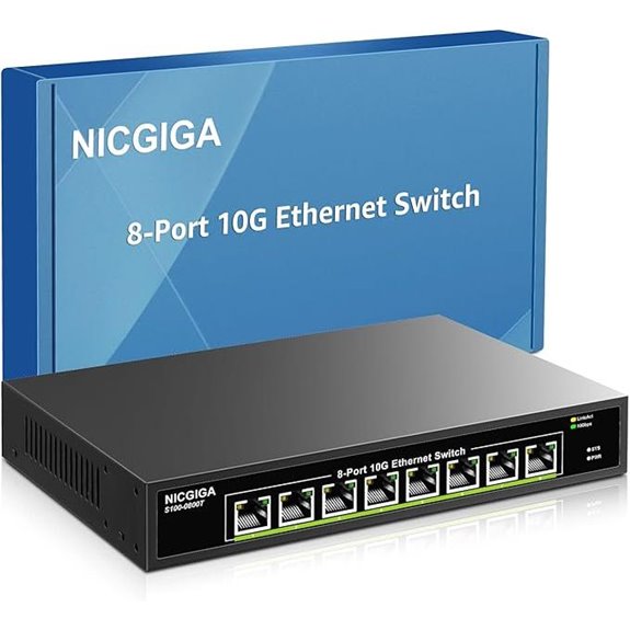 8-Port 10G Ethernet Switch for NAS and PC