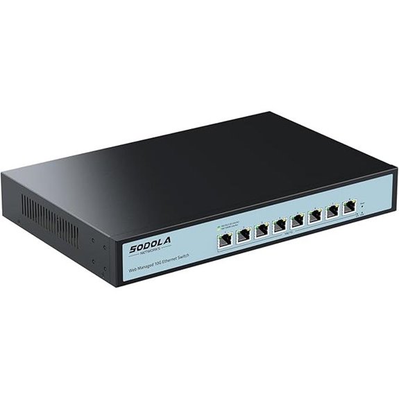 SODOLA 8-Port 10Gb Managed Ethernet Switch