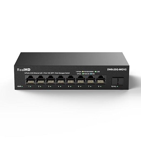 8-Port 2.5Gb Managed Ethernet Switch