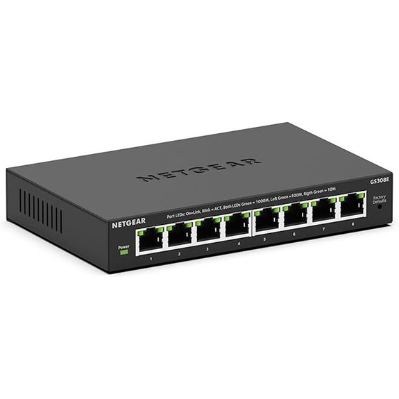 NETGEAR 8-Port Gigabit Ethernet Switch (GS308E)