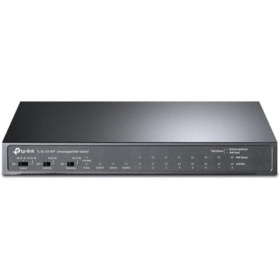 TP-Link 8-Port 10/100Mbps PoE Switch with Uplink