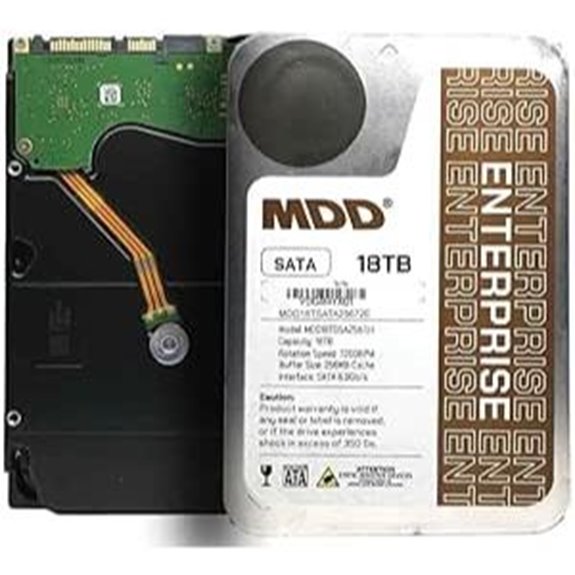 MaxDigitalData 18TB Enterprise SATA Hard Drive