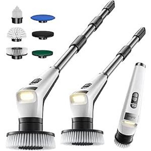 Antime Electric Spin Scrubber with LED Light