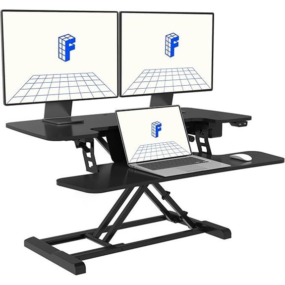 FLEXISPOT Electric Standing Desk Converter (36)