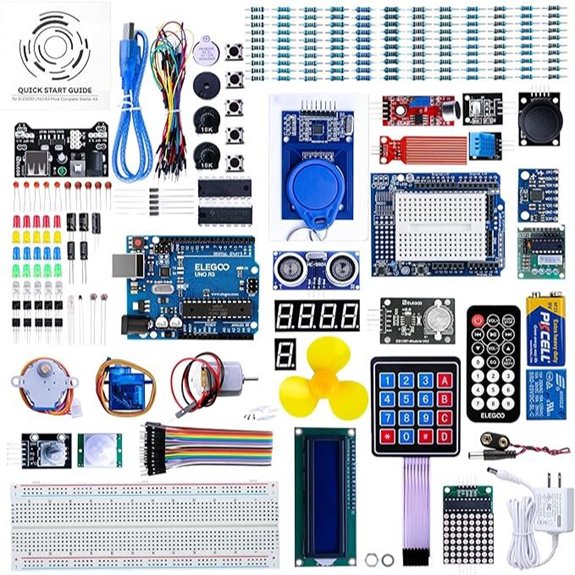 ELEGOO UNO R3 Starter Kit with 200+ Components