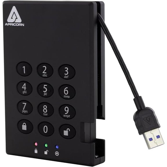 Apricorn 2TB Encrypted External Hard Drive